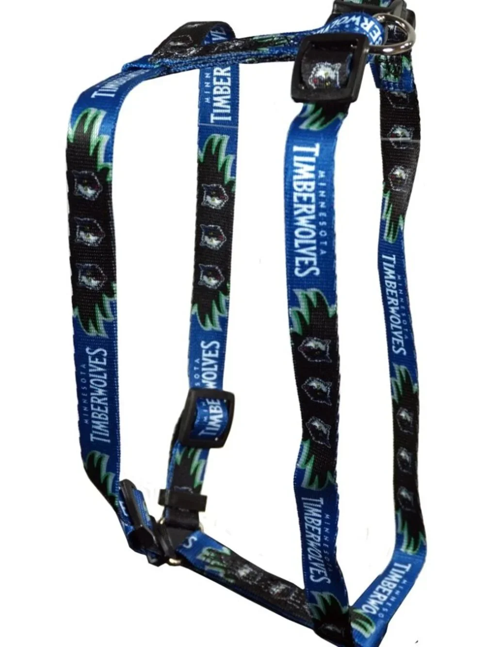 NEW Minnesota NBA Timberwolves 5/8 Inch Adjustable Pet Harness XS